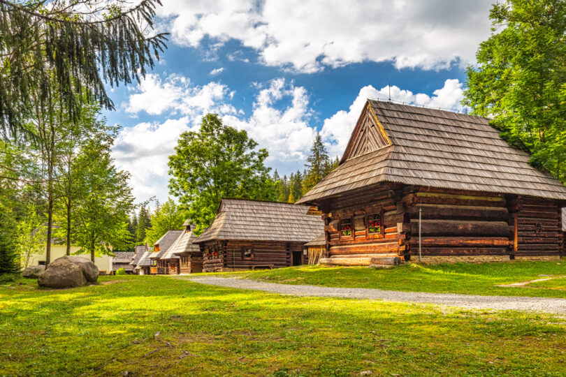 Zuberec,,Slovakia,-,August,24,,2020:,Buildings,Of,Folk,Architecture